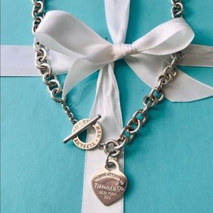Please Return to Tiffany Silver Heart Necklace